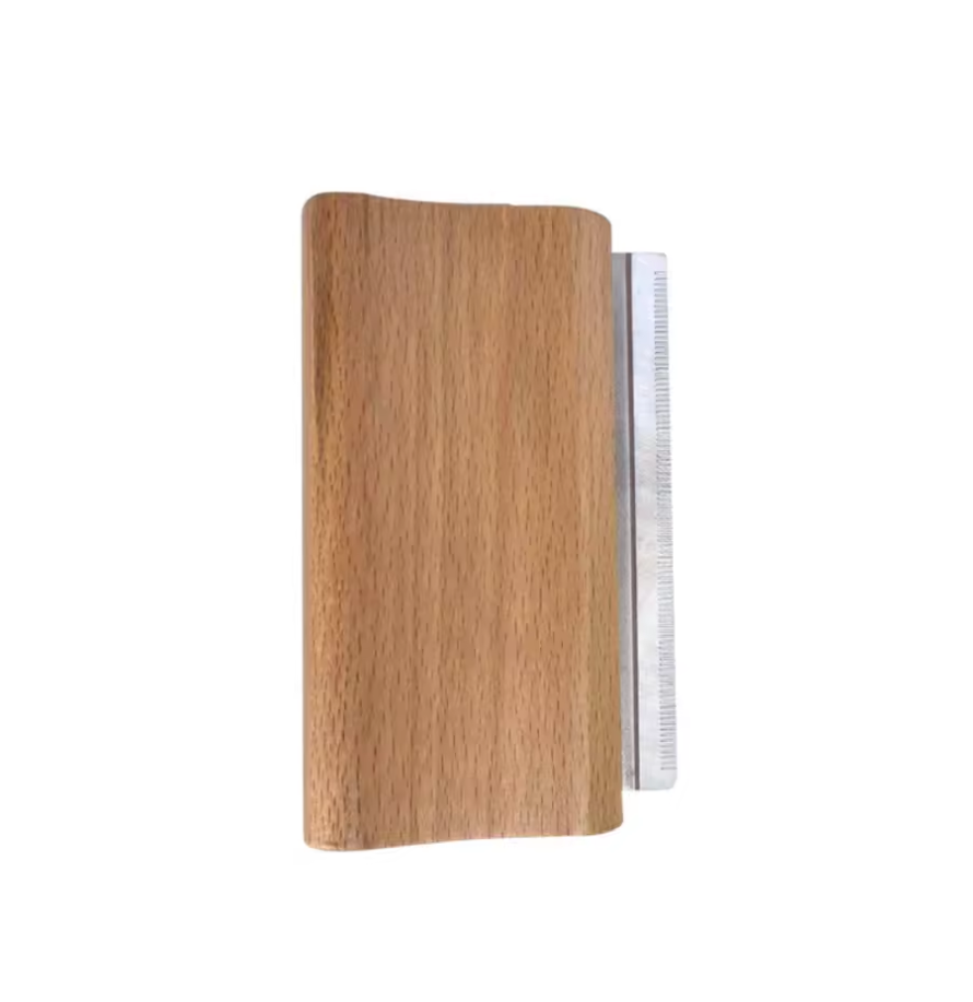 Isolated wooden brush