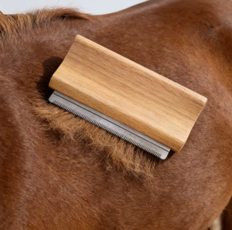 Wooden Deshedding Brush
